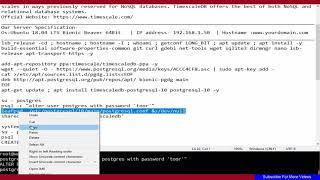 How To Install TimescaleDB On Ubuntu 1804 With PostgreSQL [upl. by Sperry493]