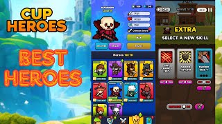 CUP HEROES  BEST HEROES MAMMON  iOS amp Android Mobile Game Beginners Guide [upl. by Nnylirret]