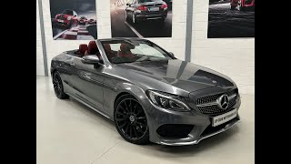 MercedesBenz C Class 21 C220d AMG Line Premium Cabriolet GTronic Euro 6 ss 2dr [upl. by Ellenor]