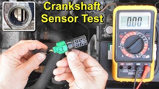 Crankshaft Position Sensor Test [upl. by Hsekin85]