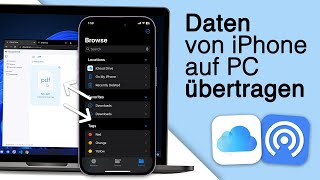 Dateien vom iPhone auf Laptop oder WindowsPC übertragen 2 Wege [upl. by Olsewski247]