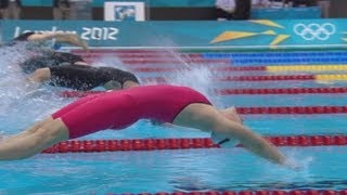 Womens 200m Backstroke SemiFinals  London 2012 Olympics [upl. by Anele616]