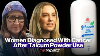 Women Diagnosed With Cancer After Talcum Powder Use [upl. by Airbmak]