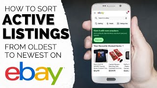 How to Sort Active eBay Listings from Oldest to Newest shorts [upl. by Yenatirb]