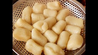 Simple fast homemade Potato Gnocchi [upl. by Ahsille825]