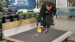 How to lay a GRP Roofing System over Felt  Restec Roofing Systems  JJ Roofing Supplies [upl. by Rosecan]