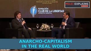 Javier Milei  AnarchoCapitalism in the Real World English Subs [upl. by Onek]