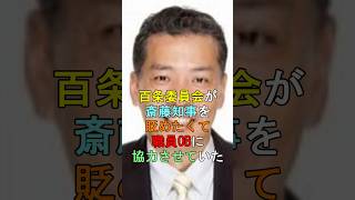 百条委員会が斎藤知事を貶めたくて職員OBに協力させていた shorts 百条委員会 兵庫県知事選挙 [upl. by Acinorahs]