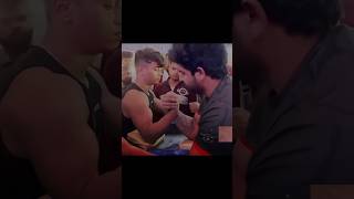 Aryan Kandari 😈 arm wrestling motivation edit goku trending armwrestling shorts [upl. by Dnomasor]