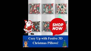 The Most Ridiculous 3D Christmas Throw Pillows shorts [upl. by Macdermot]