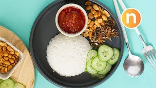 Nasi Lemak  椰浆饭  Steamed Coconut Milk Rice Nyonya Cooking [upl. by Haymo]