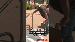 Repairing Fiberglass Pool Steps with Spray Foam Short [upl. by Gilboa]