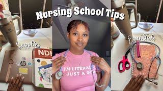 Nursing School Tips 👩🏾‍⚕️ StudyExam Prep Tips amp More 🥰 [upl. by Guenzi]