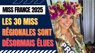 Profile des 30 candidates à Miss France 2025 qui aura lieu le 14 décembre au Futuroscope [upl. by Beckie]