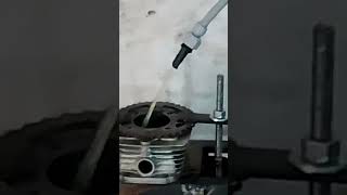 rectificadora de cilindros de motos casera AFmotos prueba del sistema de lubricación [upl. by Jeraldine144]