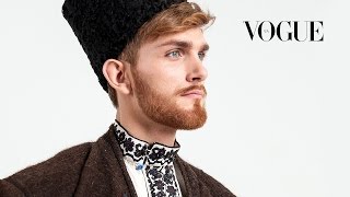 100 лет моды Украина мужской костюм  100 Years of Ukraines Fashion Men [upl. by Relluf659]