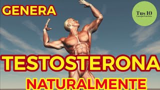 10 FORMAS NATURALES de Aumentar TU TESTOSTERONA [upl. by Colas]