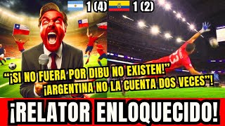 RELATOR CHILENO DESEABA LA DERROTA ARGENTINA Y EL DIBU LE TAPA LA BOCA PARA SIEMPRE quotMOMENTO EPICOquot [upl. by Leahkim]