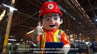 Mariwasa Tile Adhesive Product Test [upl. by Ki]