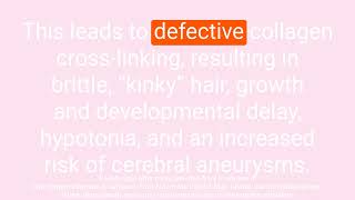 Menkes Disease An InDepth Review in QampA Format [upl. by Menashem]