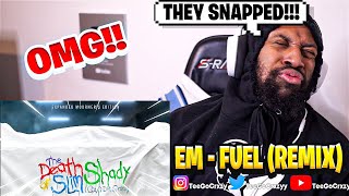 GLITCHY Eminem  Fuel Shady Edition feat Westside Boogie amp GRIP Official Audio REACTION [upl. by Joannes123]