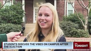 ENN Tonight  Elon students voice their opinion on presidential election [upl. by Oeht]