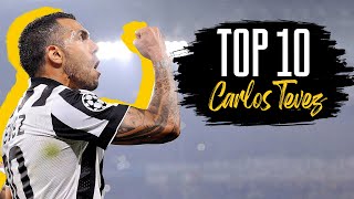 Top 10 BEST Carlos Tevez Goals with Juventus 🔥⚽️ [upl. by Reba]