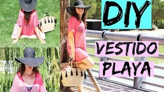 DIY Cómo hacer VESTIDO PLAYA MUJER  Vestido verano [upl. by Gitlow]