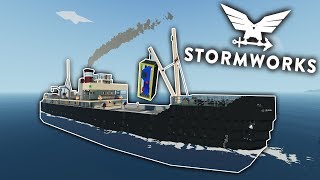 Super Slow Steamer  Stormworks Build and Rescue [upl. by Staten333]