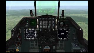 Falcon 4 BMS Tutorials FCR CCIP CCRP DTOSS Lofting bombs [upl. by Eceinaj49]