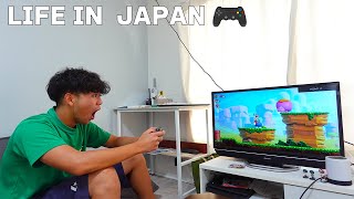 Vlog Daily life in Japan🇯🇵 I played games all day on my day off [upl. by Aisatsana]