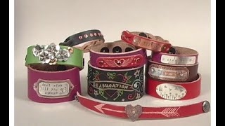 Leather Bracelets  Beaducationcom [upl. by Gianna122]