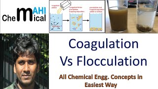 Coagulation vs FlocculationChemicalMahi [upl. by Frants]