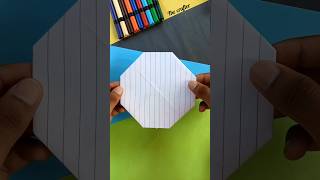 HowToMakeABoomerangpaperDisk📀 Easy To Make  shorts origami diy paperdisk viral craft [upl. by Silrak45]