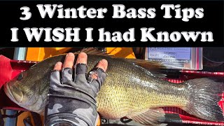 Three Winter Bass Tips I WISH I Had Known [upl. by Elinad]