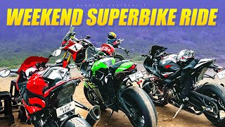 Weekend SuperBike Ride  Zx10r  S1000rr  Ducati Multistrada  Sandeep Nadimpalli  Telugu [upl. by Harden]