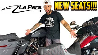 Lepera Tailwhip seats for HarleyDavidson road glides [upl. by Llenod574]