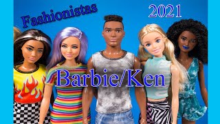 BarbieKen Fashionistas 2021Review  Worth swapping clothesMovable bodies [upl. by Schnell]