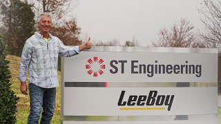 VLOG LeeBoy Factory Visit with American Pavement [upl. by Dygall]