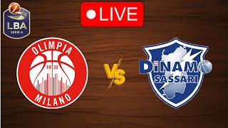 🔴 Live Olimpia Milano vs Dinamo Sassari  Live Play By Play Scoreboard [upl. by Unders361]