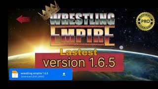 wrestling empire mod 165 apk with correct rosters with golden pen data link [upl. by Nahtnanhoj75]