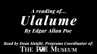 A Reading of quotUlalumequot [upl. by Deeann667]