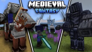 Best Medieval Fantasy Survival Addons For MCPE 120 [upl. by Hoagland235]