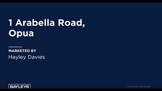 1 Arabella Road Opua [upl. by Llerdnad]