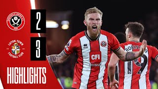 Sheffield United 23 Luton Town  Premier League highlights [upl. by Eninotna]