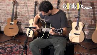 LR Baggs Anthem Acoustic Guitar Pickup Demo [upl. by Ardnassac198]