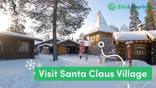 Visit the Santa Claus Village in Finland  Bike Labyrinth [upl. by Miki206]