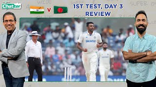 Cricbuzz Chatter Harsha Bhogle amp Dinesh Karthik review Day 3 of 1st India v Bangladesh Test [upl. by Enaamuj]