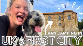 Van camping in Britains OLDEST CITY  COLCHESTER  Ep 8 [upl. by Enairda]