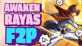 AWAKENING RAYAS F2P SAGA GRAND SUMMONERS [upl. by Heidt]